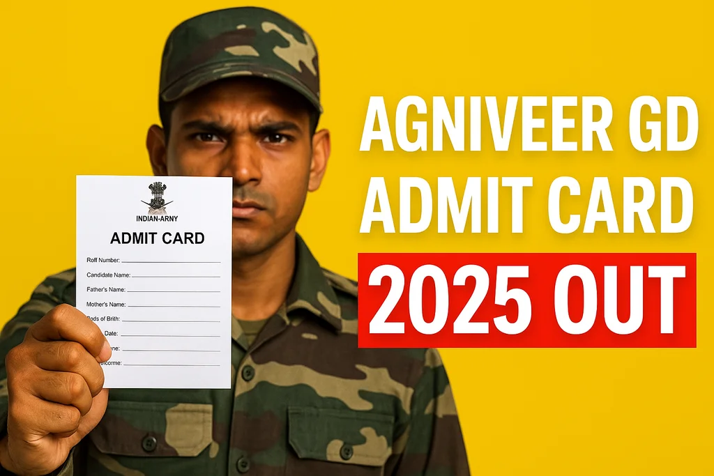 Agniveer GD Admit Card 2025