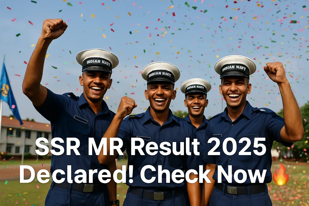 Indian Navy Agniveer SSR MR result 2025