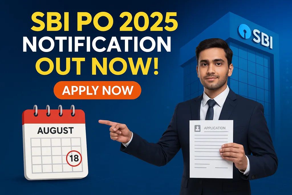 SBI PO Notification 2025