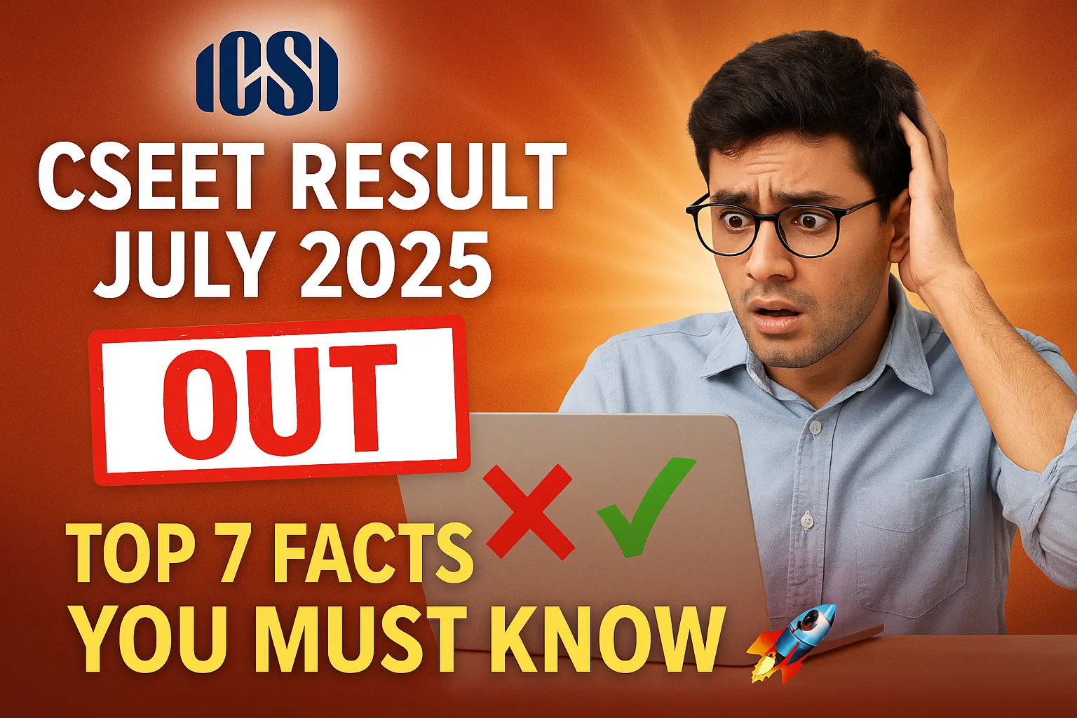 ICSI CSEET Result July 2025