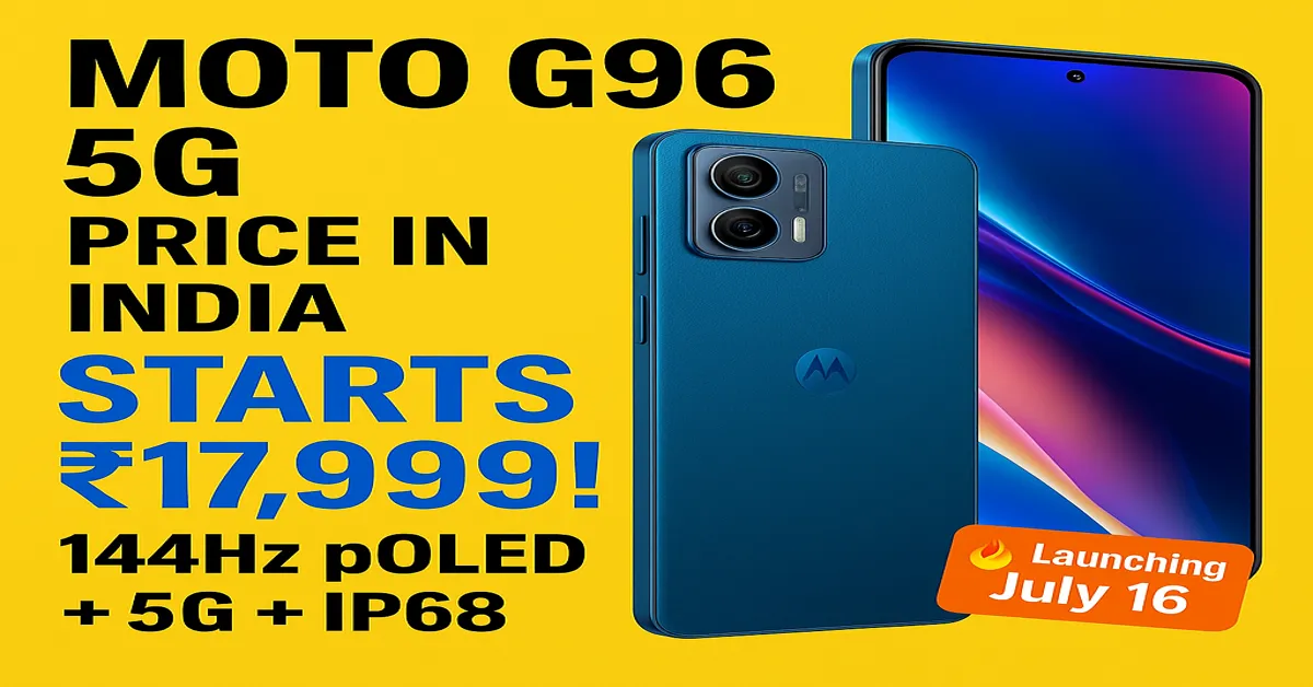 moto g96 5g price in india