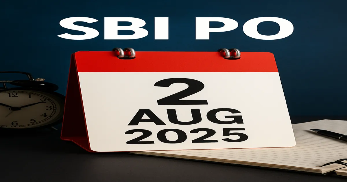 SBI PO exam date