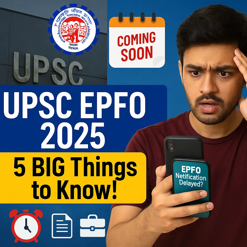 UPSC EPFO Notification 2025 Date And Time