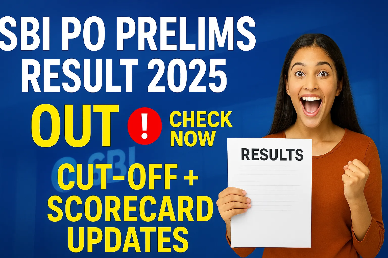 SBI PO Prelims Result 2025