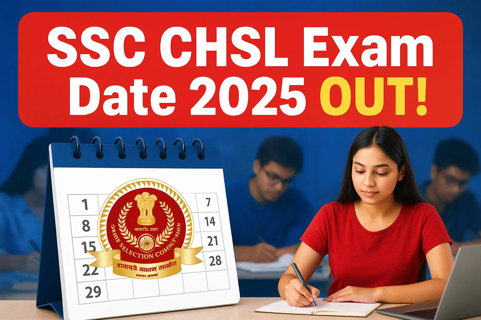 SSC CHSL Exam Date 2025